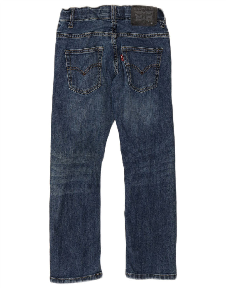 Levi's Garçon 511 Jean Slim 7-8 ans W24 L22 Bleu Coton