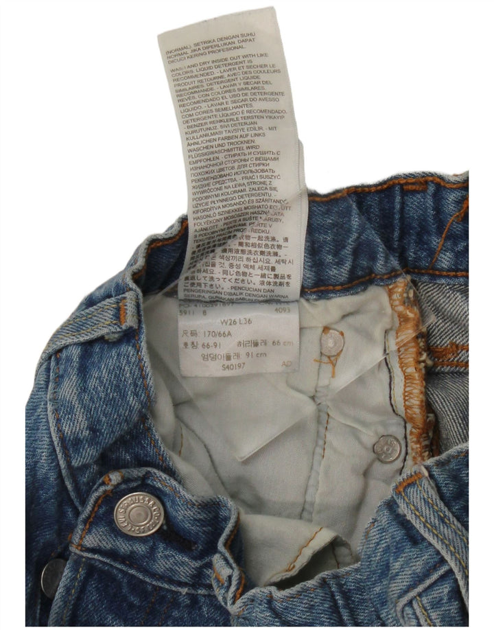 Levi's Jean Droit 501 Femme W26 L31 Bleu Coton