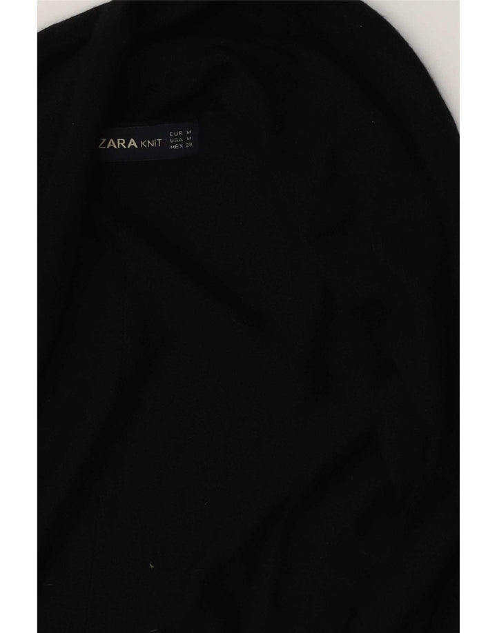 Zara Cardigan ouvert pour femme UK 12 Noir moyen