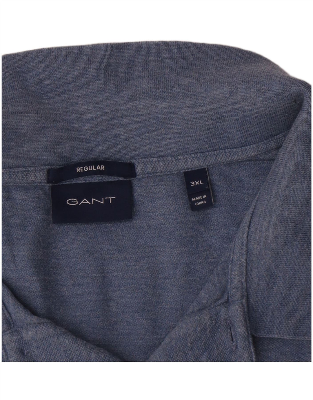 Gant Polo Regular Homme 3XL Bleu Coton