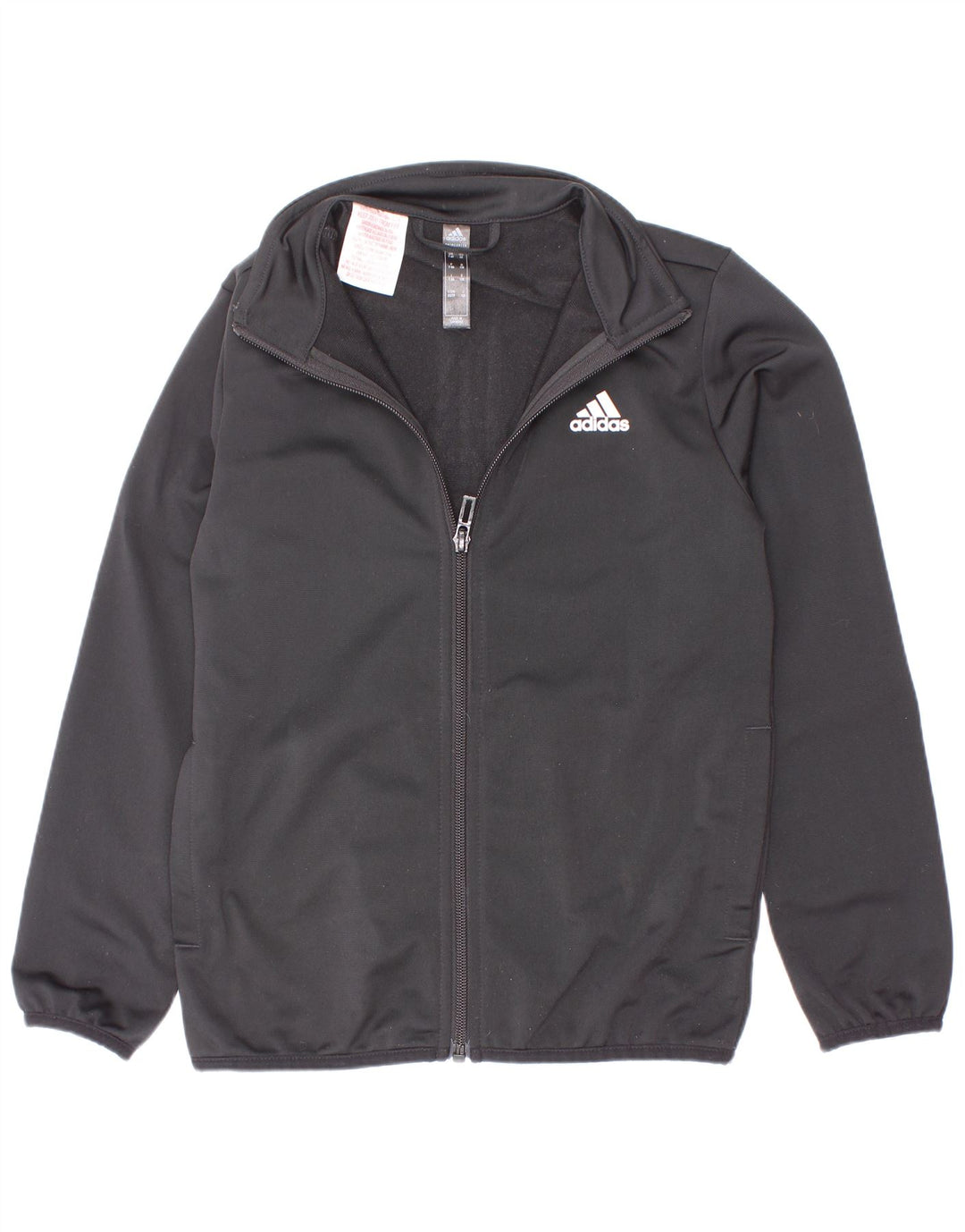Adidas Veste de survêtement graphique pour garçon 7-8 ans Noir Polyester