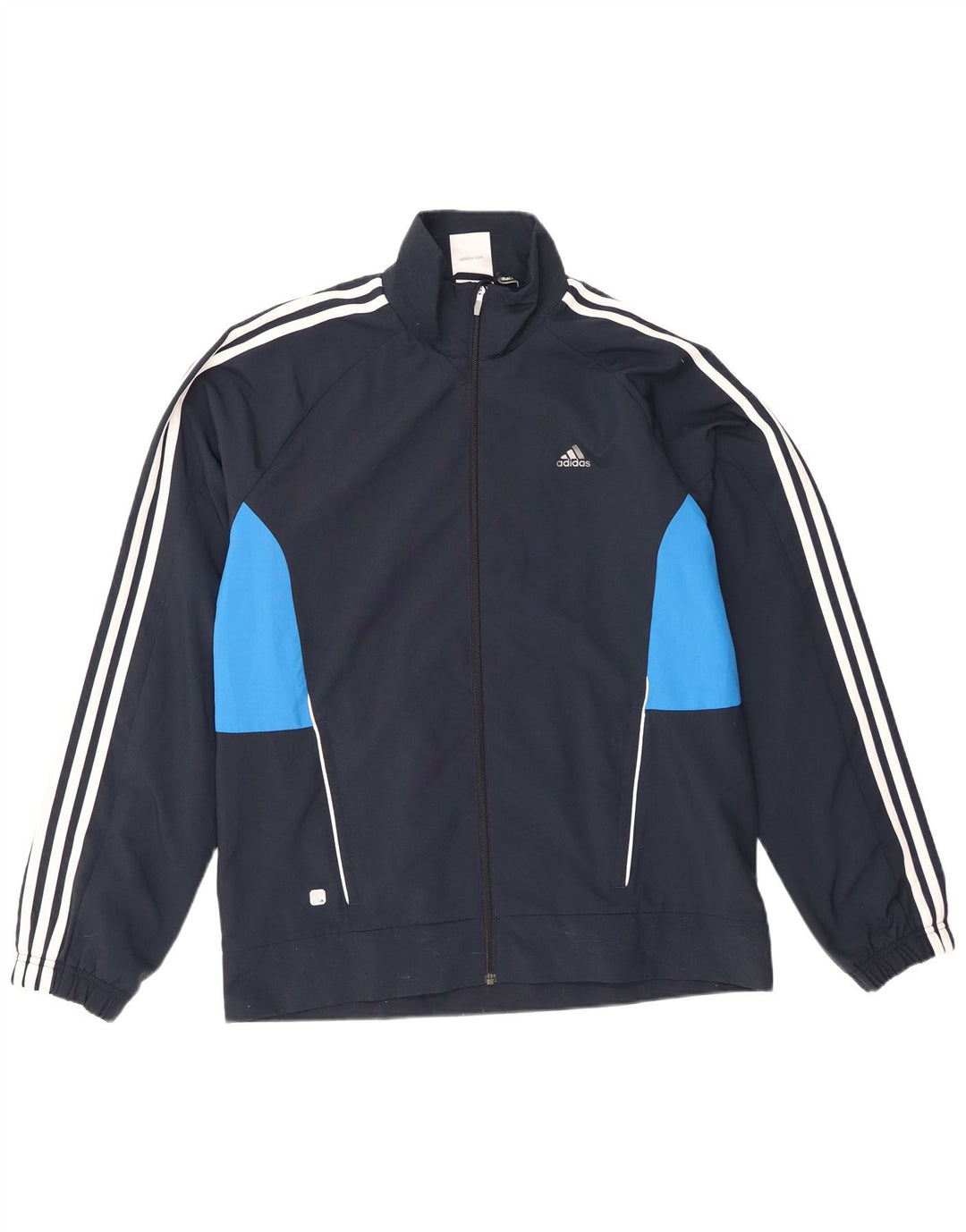 Adidas Veste de Survêtement Climalite Homme Bleu Marine Moyen Colorblock