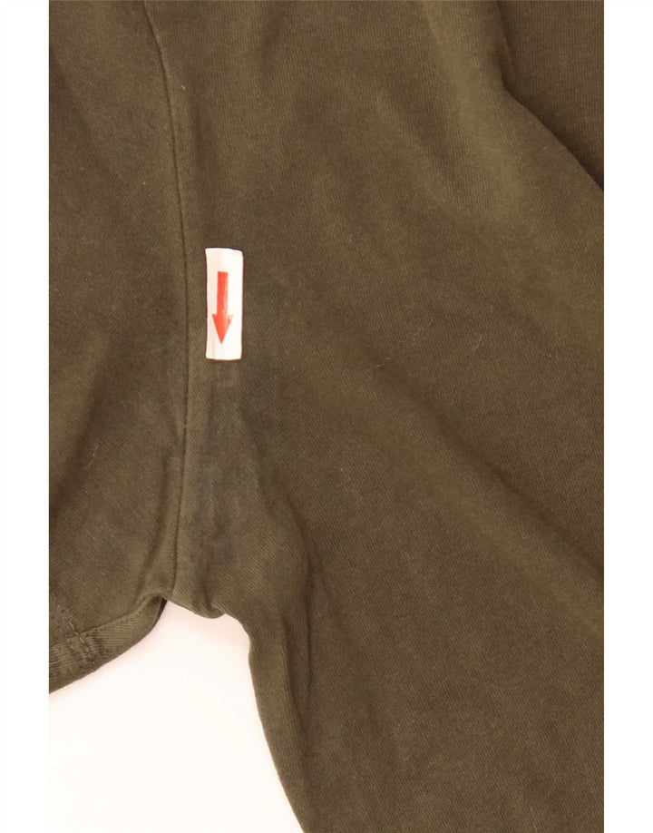 Superdry T-Shirt Top XL Kaki Coton Homme