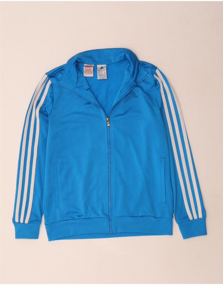ADIDAS Veste de Survêtement Garçon 13-14 ans Bleu Polyester