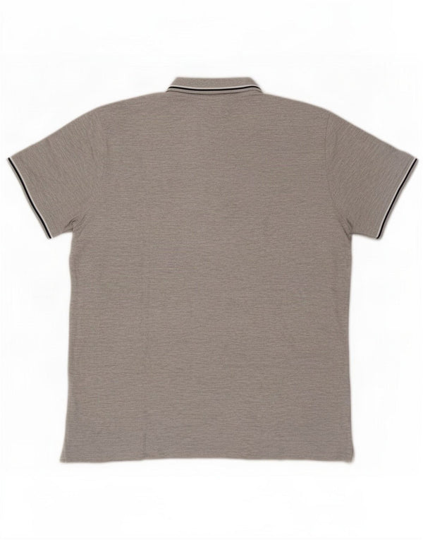 Enrico Coveri Polo Homme Large Gris Coton