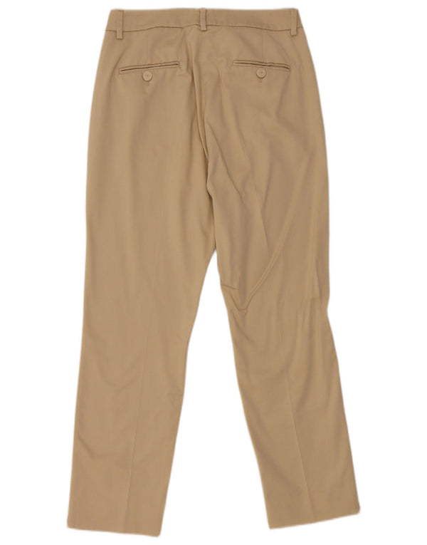 Max Mara Pantalon Chino Slim Femme UK 8 Small W28 L27 Coton Beige