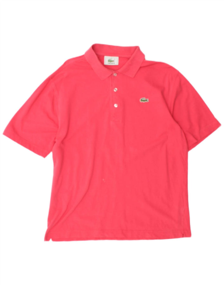 Lacoste Polo Homme Taille 4 Coton Rose Moyen