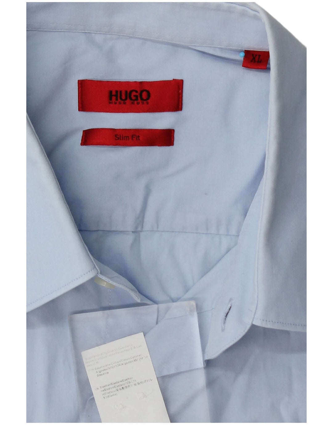 Hugo Boss Chemise Slim Fit XL Bleu Coton