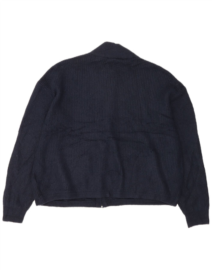 Marks & Spencer Pull Cardigan Homme Grand Bleu Marine Acrylique