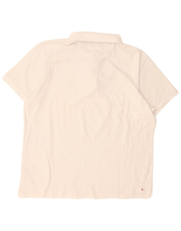 Polo Homme Fat Face XL Blanc Coton