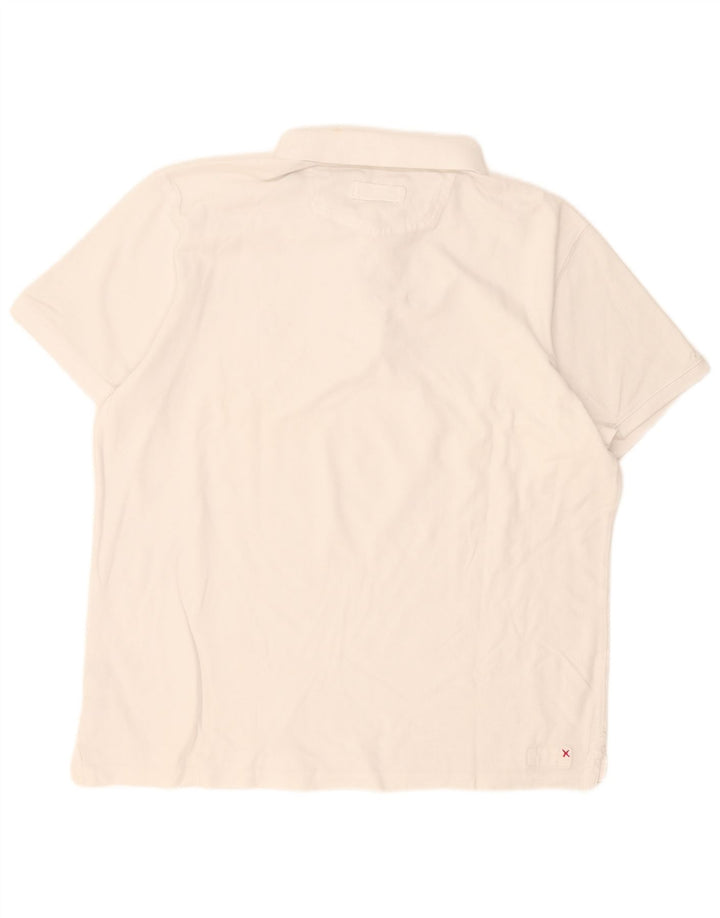 Polo Homme Fat Face XL Blanc Coton