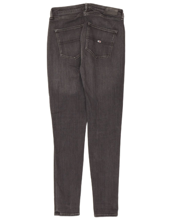 Tommy Hilfiger Jean super skinny taille haute pour femme W28 L28 gris coton