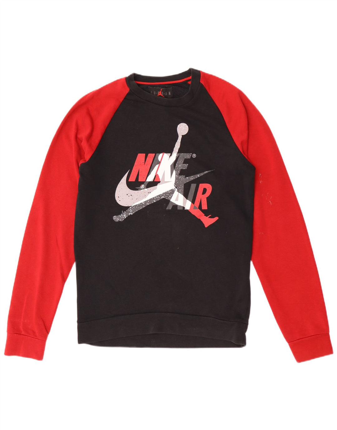 Jordan Sweat-shirt graphique pour homme en coton color block Noir Taille S