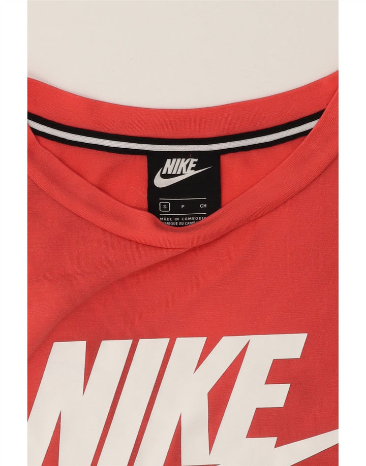 NIKE Womens Graphic T-Shirt Top UK 10 Small Pink Polyester Vintage Nike and Second-Hand Nike from Messina Hembry 