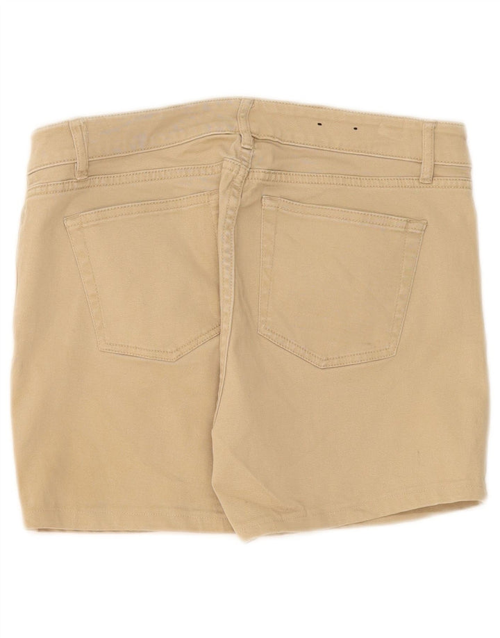 Chaps Short décontracté pour femme US 4 Small W30 en coton beige