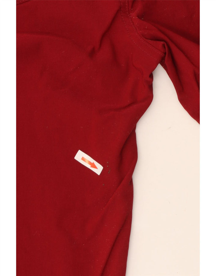 Moschino Pantalon décontracté droit pour homme W33 L33 Rouge