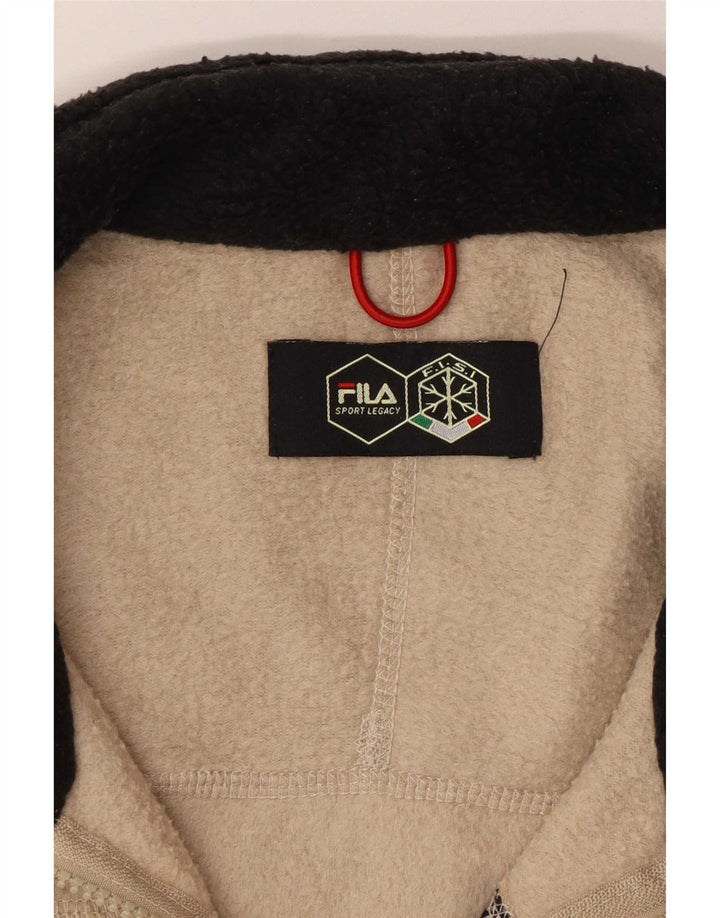 Fila Veste polaire homme UK 44 2XL Beige Polyester