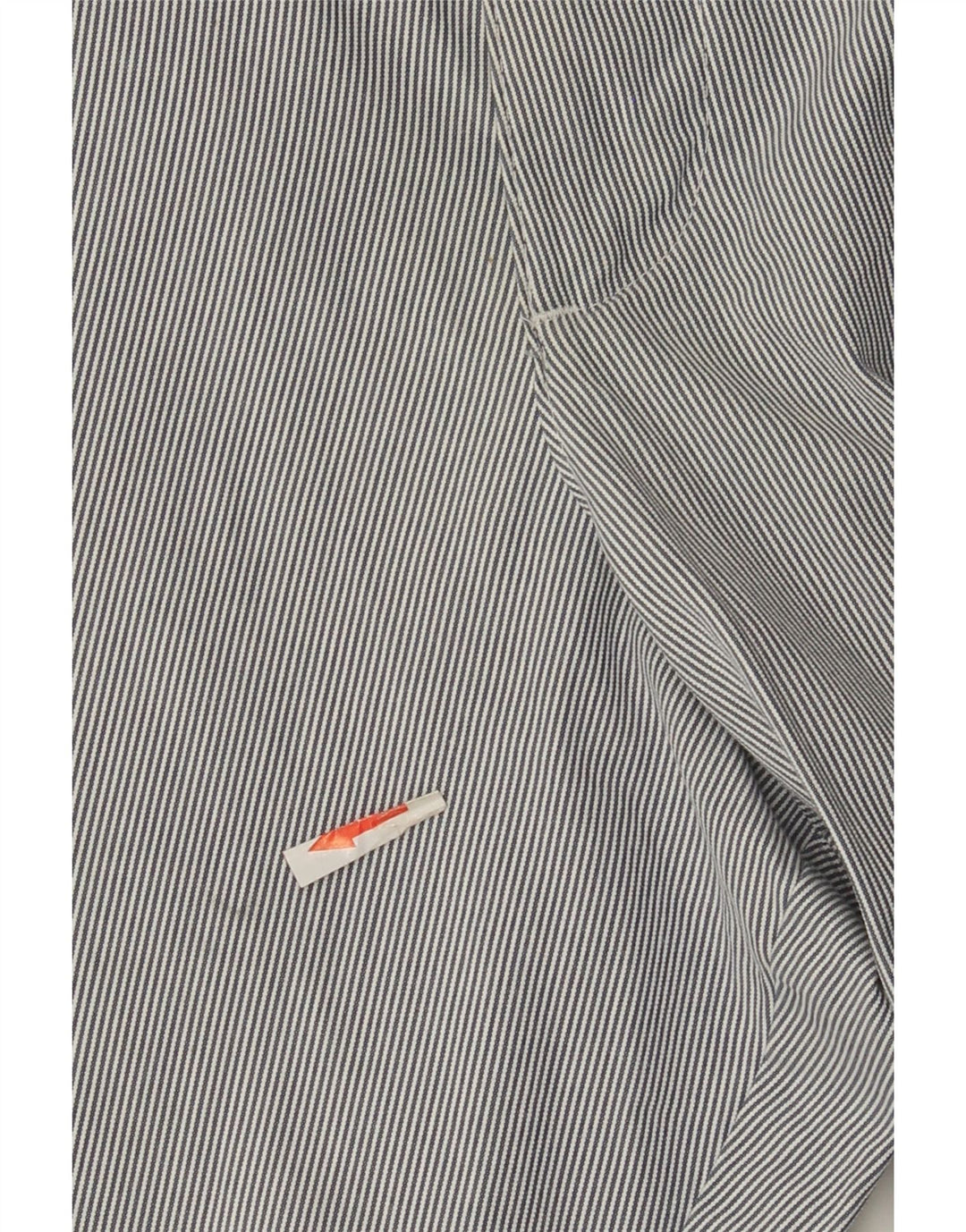 Marks & Spencer Short Chino Homme W40 XL Gris Rayé Coton