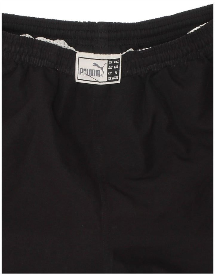 Puma Short de Bain Garçon 15-16 ans Noir Polyester