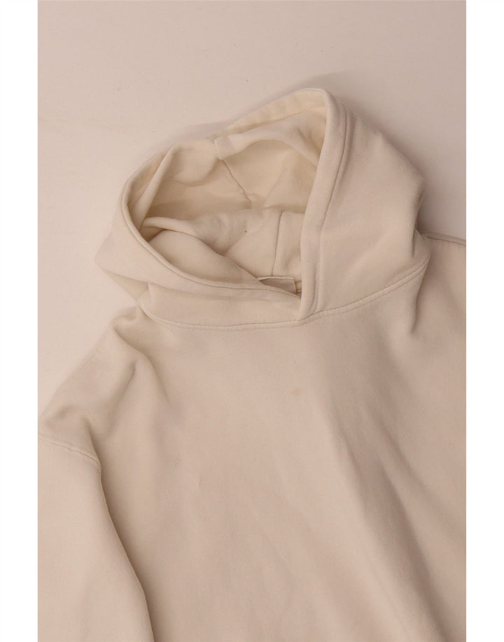 Pull à capuche ZARA filles 13-14 ans coton blanc cassé