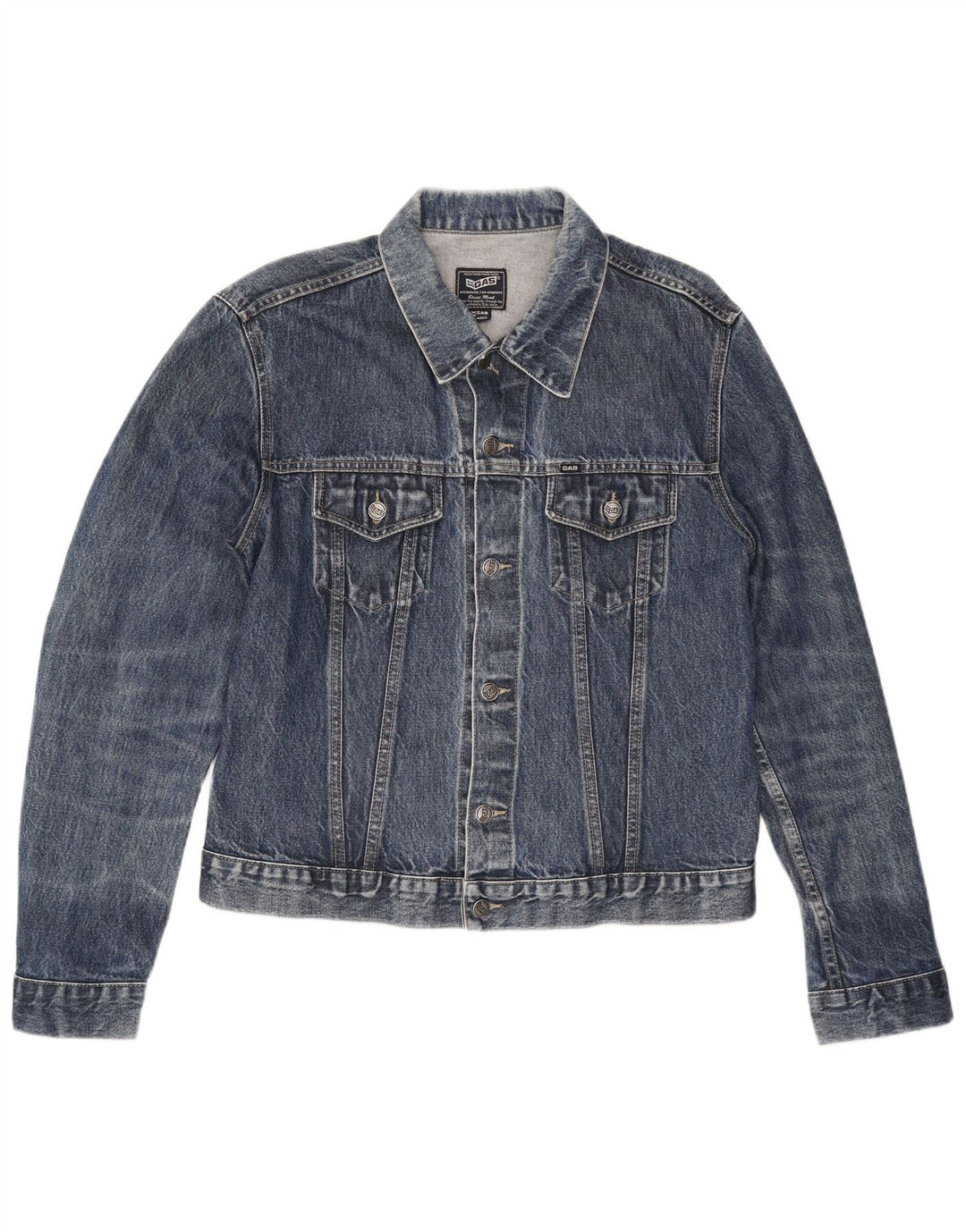 Gas Veste en Jean Femme UK 20 2XL Bleu Coton