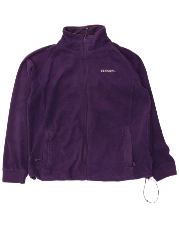 Mountain Warehouse Veste Polaire Femme UK 16 Large Violet Polyester