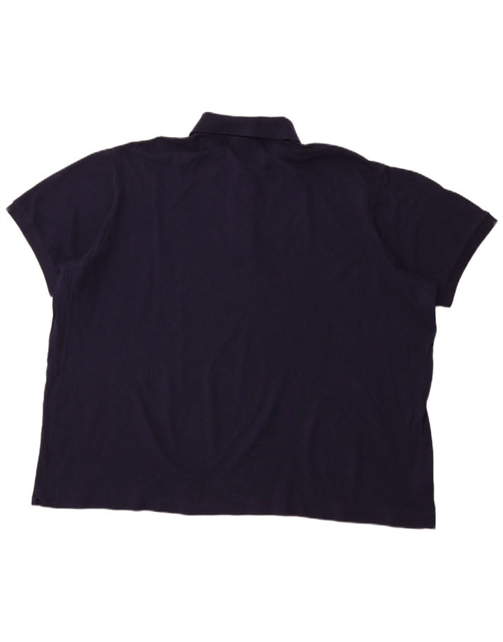 LACOSTE Polo coupe classique pour homme taille 10 5XL bleu marine coton