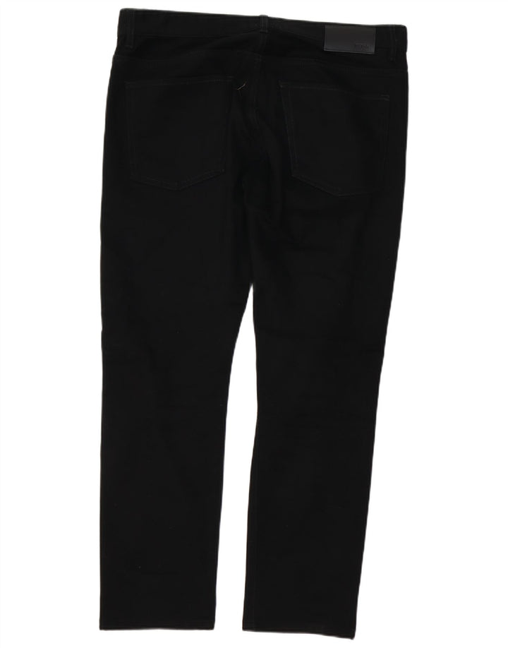 HUGO BOSS Jean droit W36 L29 Homme Noir Coton