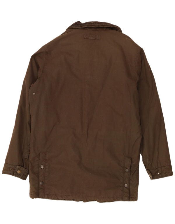 Gant Veste en coton ciré pour homme UK 40 Large Kaki