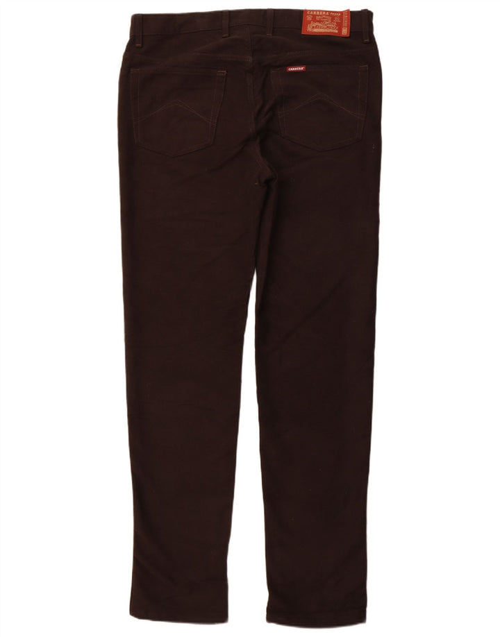 CARRERA Pantalon décontracté fuselé pour femme W36 L34 Marron Coton