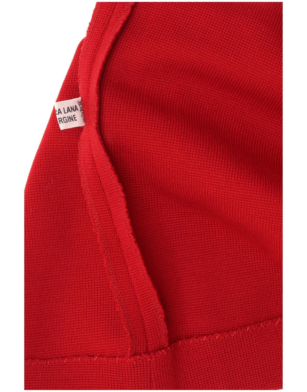 jupe crayon femme vintage W32 Grande laine rouge