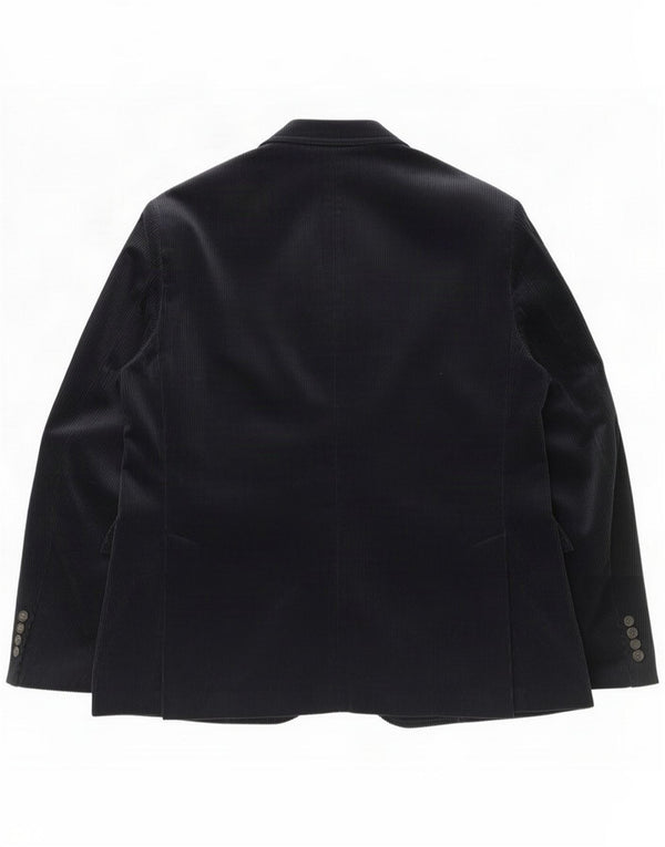 Polo Ralph Lauren Veste blazer en velours côtelé pour homme à 3 boutons UK 44 2XL Bleu marine