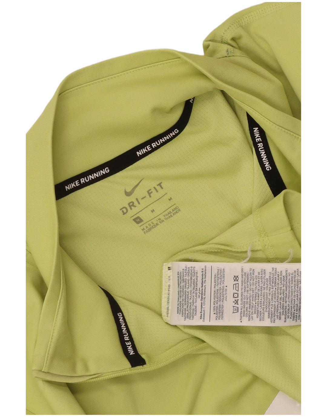 Nike Haut de survêtement à enfiler graphique Dri Fit pour femme UK 14 Vert moyen