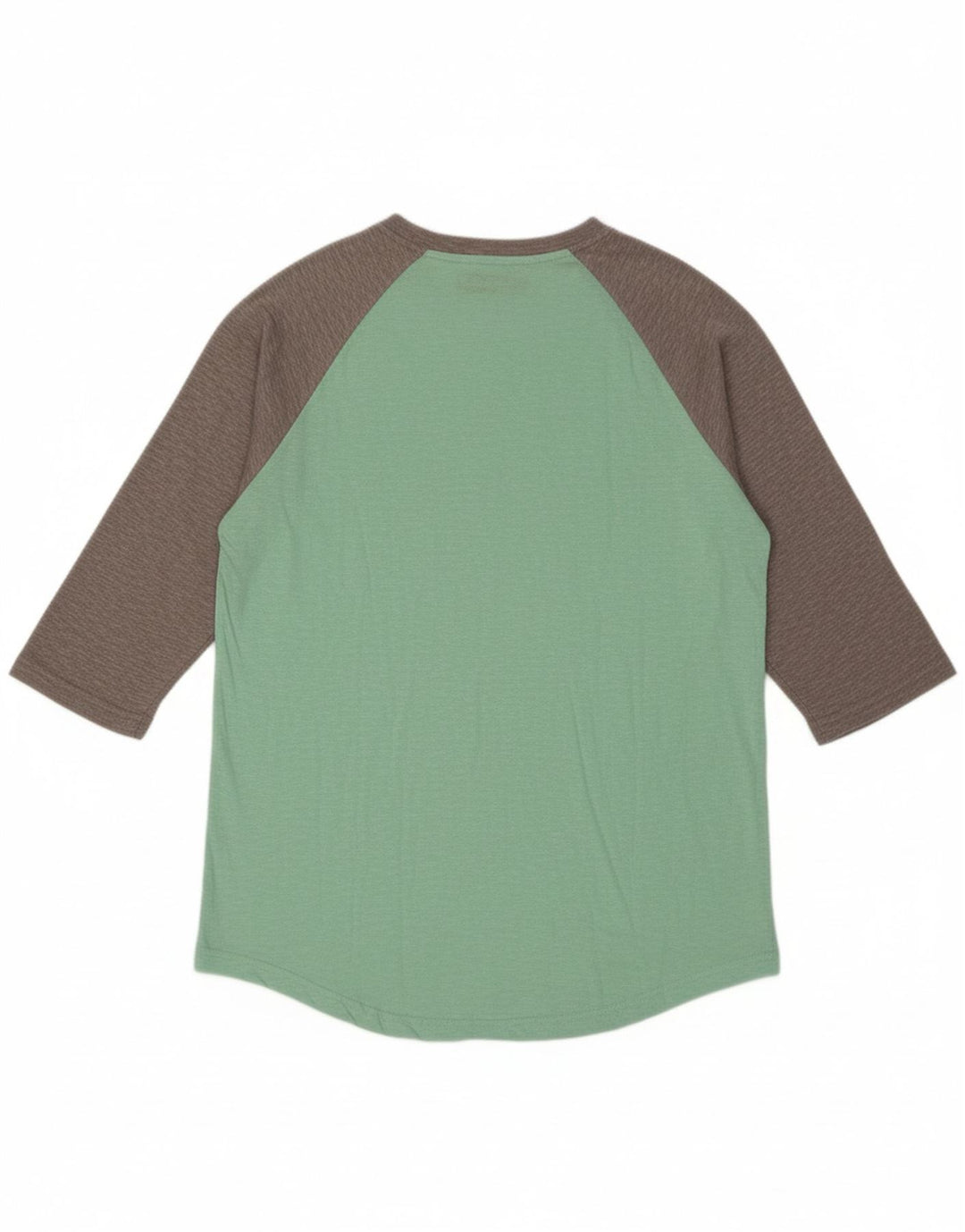 LEVI'S Mens Top 3/4 Sleeve Large Green Colourblock Polyester