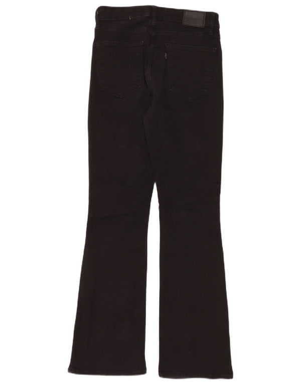 LEVI'S Jean bootcut taille haute femme W29 L30 coton noir