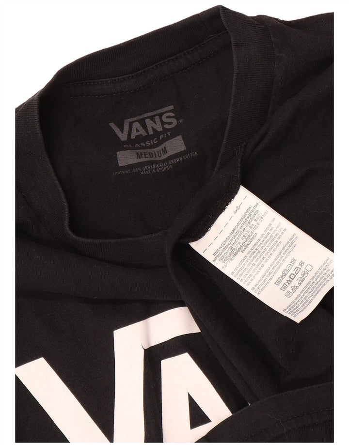 Vans T-shirt graphique coupe classique pour homme en coton noir moyen