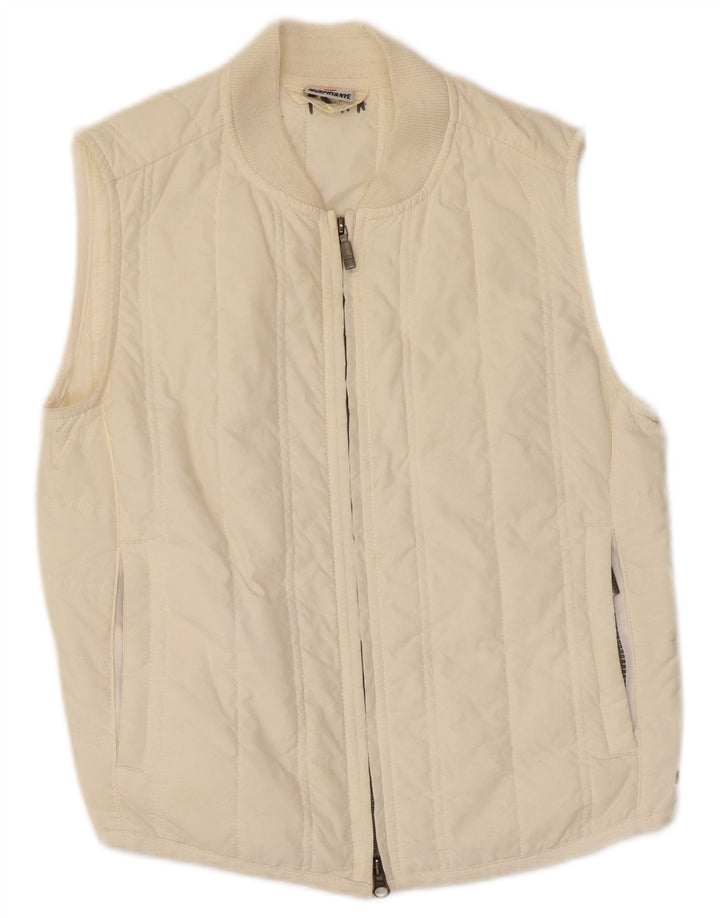 Murphy & Nye Gilet rembourré pour femme UK 10 Small Off White Polyamide