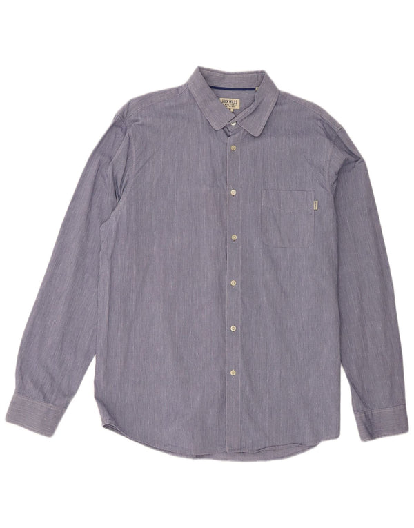 Jack Wills Chemise Homme XL Bleu Tacheté Coton