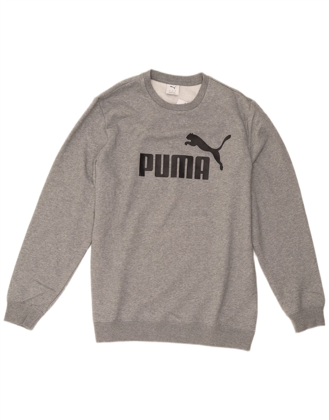 Puma Sweat-shirt graphique pour homme, grand, gris, coton