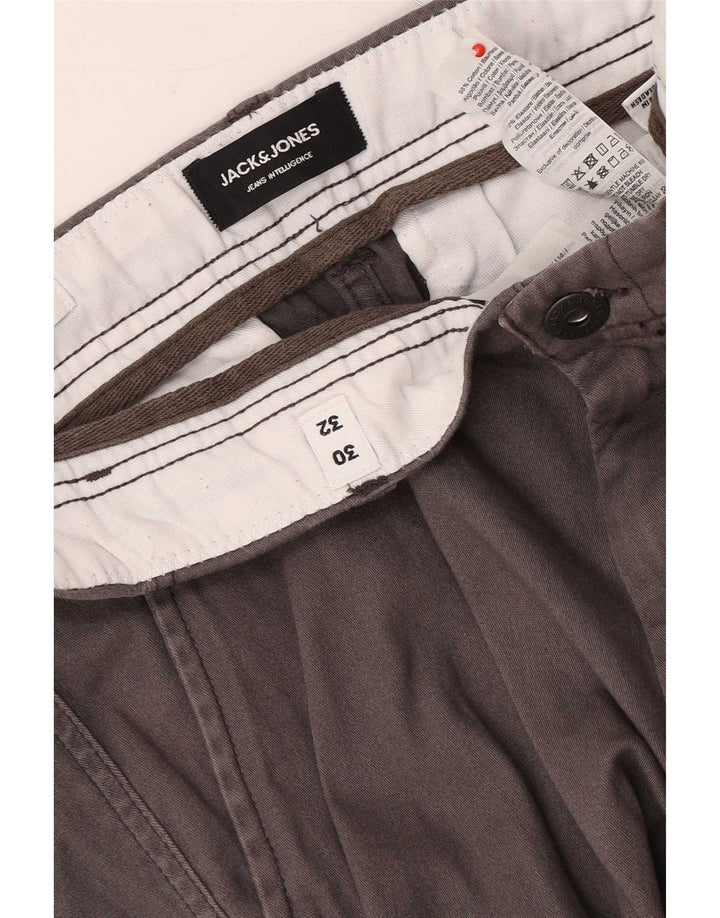 Jack & Jones Pantalon Cargo Joggers Homme W30 L32 Gris Coton