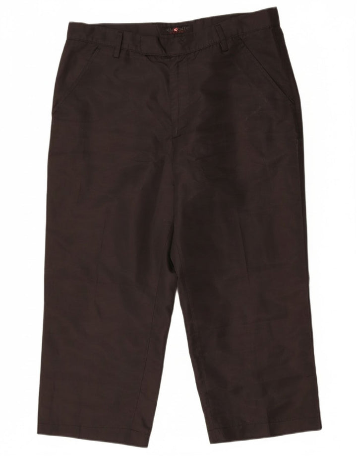 Pantalon Capri Taille Haute Femme Energie W33 L23 Noir Polyester