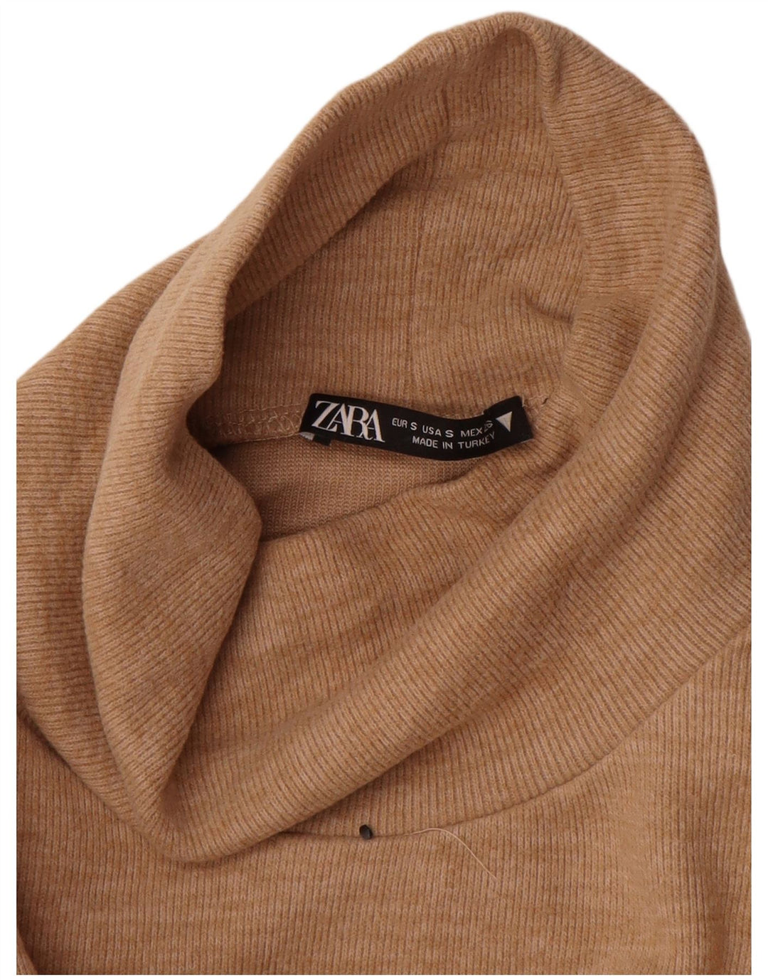 Zara Femme Débardeur UK 8 Petit Coton Beige