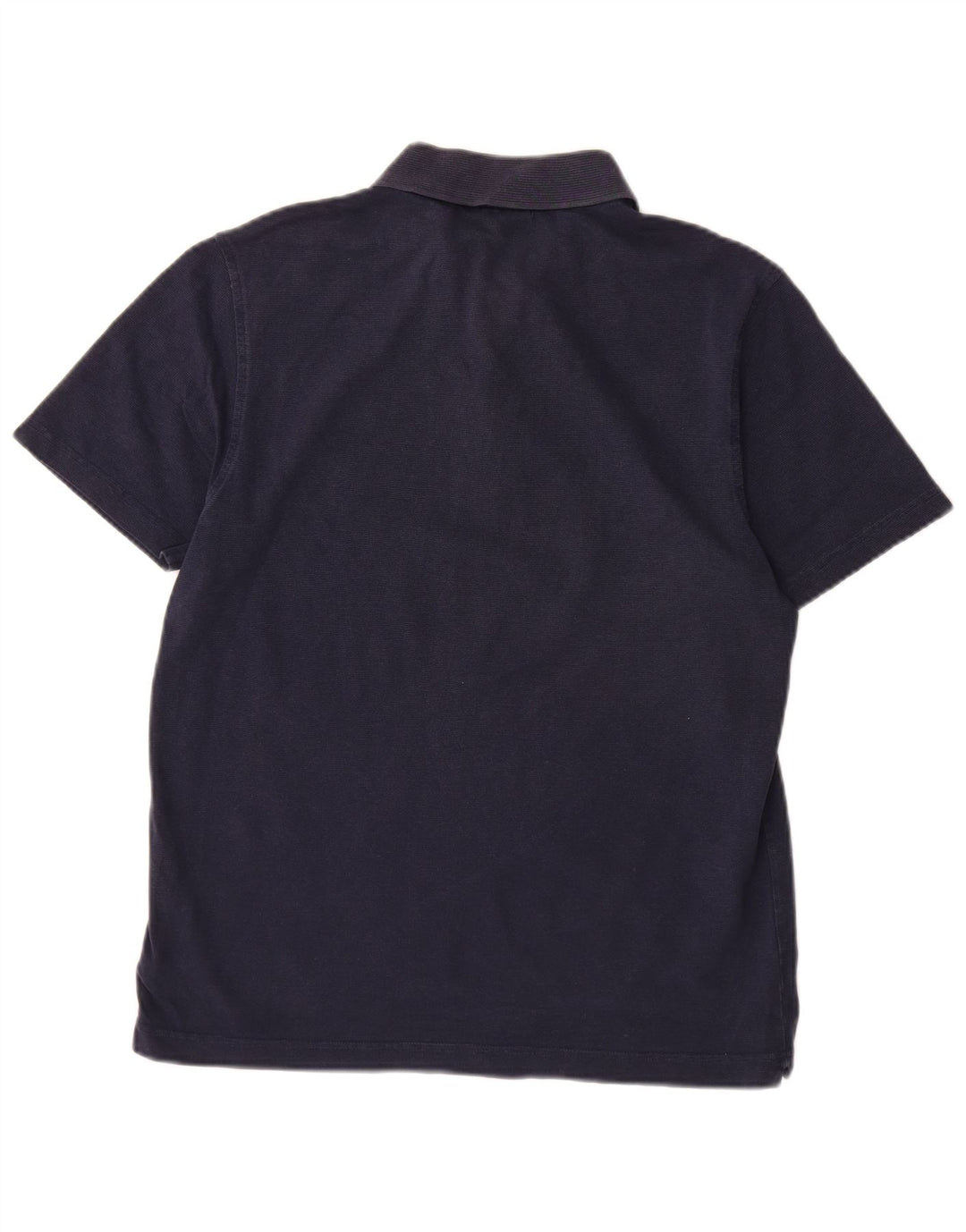 LACOSTE Polo Homme Taille 4 Moyen Bleu Marine Pinstripe Coton