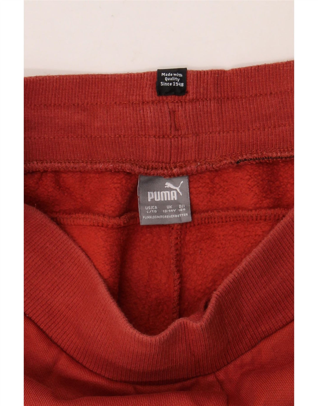 Puma Pantalon de Survêtement Garçon 13-14 Ans Rouge