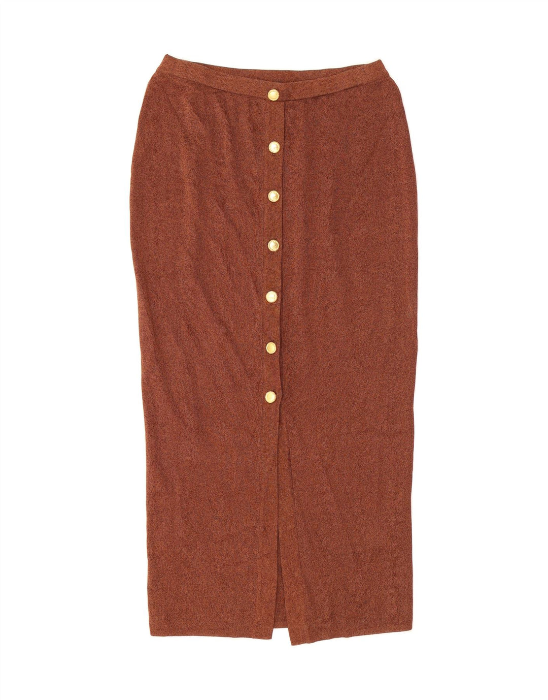 VINTAGE Womens Maxi Skirt W30 Medium  Brown Vintage Vintage and Second-Hand Vintage from Messina Hembry 