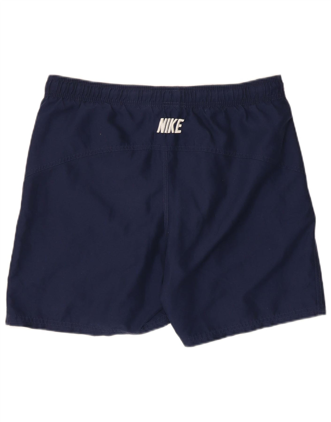 Nike Short de bain graphique pour homme Petit polyester bleu marine