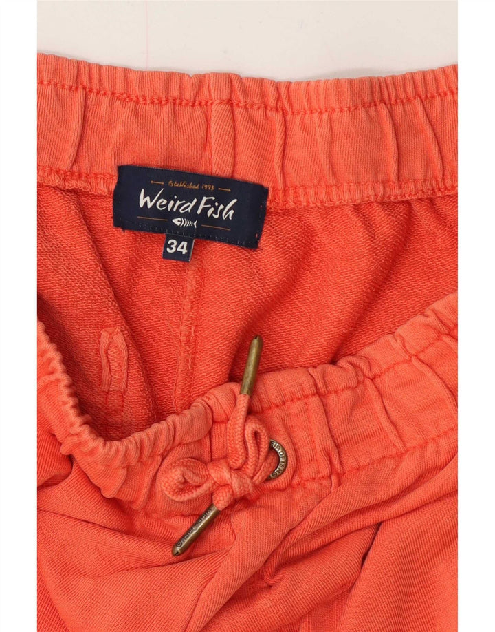 Weird Fish Short de sport pour homme Taille L Orange