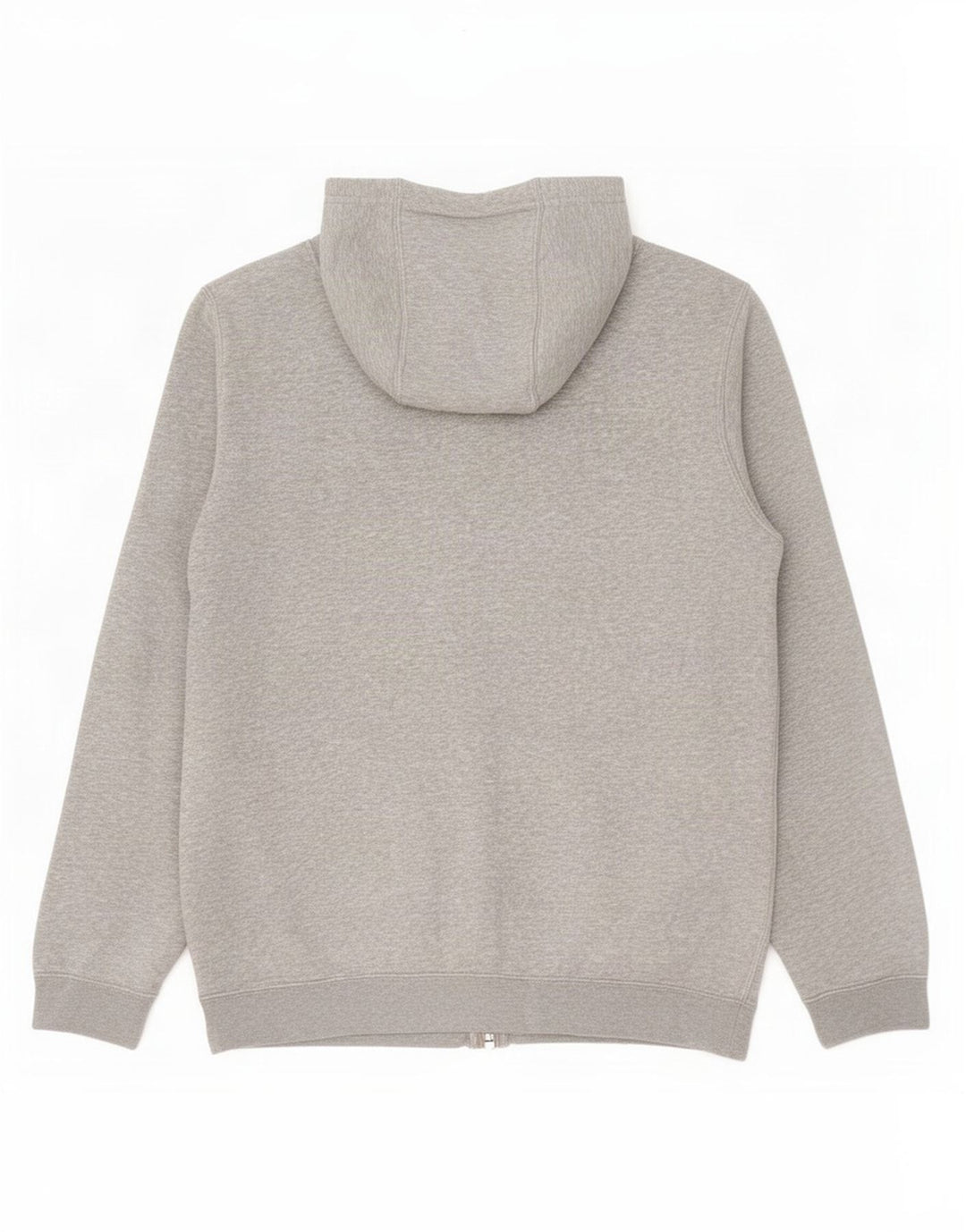 Nike Pull à capuche zippé en coton gris moyen pour homme