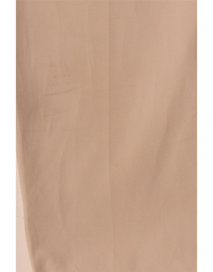 Pantalon Chino Fuselé Femme ZARA XS W24 L26 Coton Beige