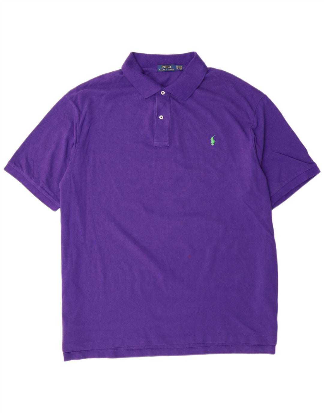 POLO RALPH LAUREN Polo Homme 3XL Violet Coton